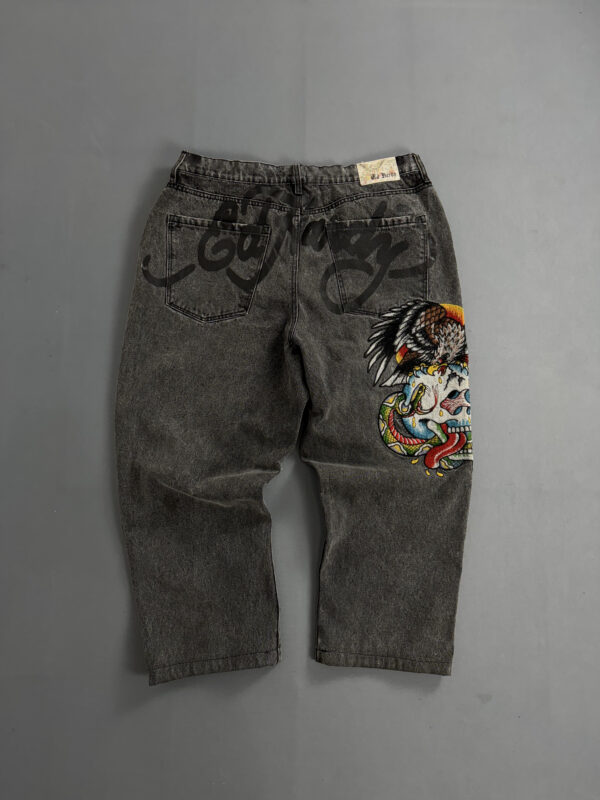 Ed Hardy Jeans Tatto Embroidered