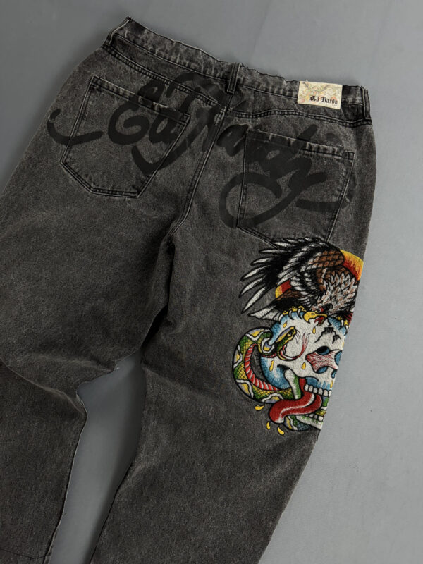 Ed Hardy Jeans Tatto Embroidered - Imagem 4