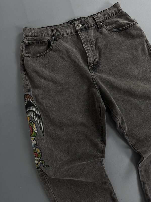 Ed Hardy Jeans Tatto Embroidered - Imagem 8