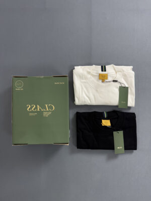 Basic T-Shirt Pack Class - Black/Off-White