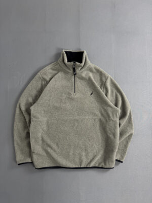 Fleece Náutica Half Zip – Cinza