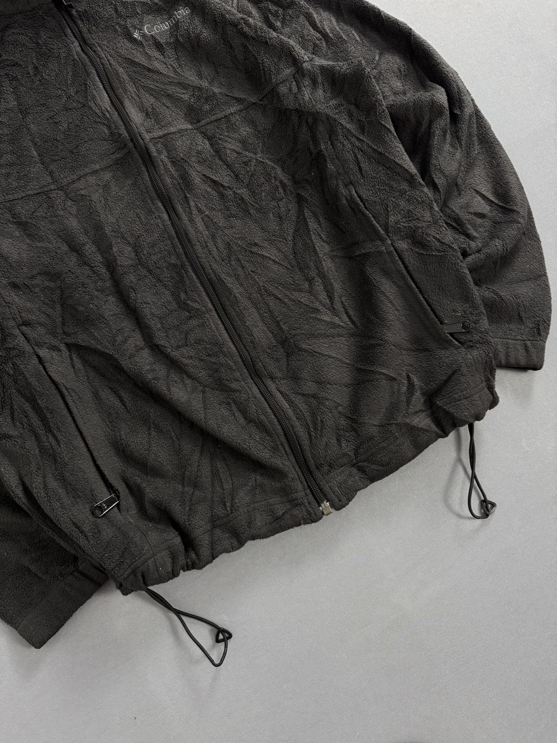 Fleece Columbia Escrita Bordada - Preto - Imagem 4