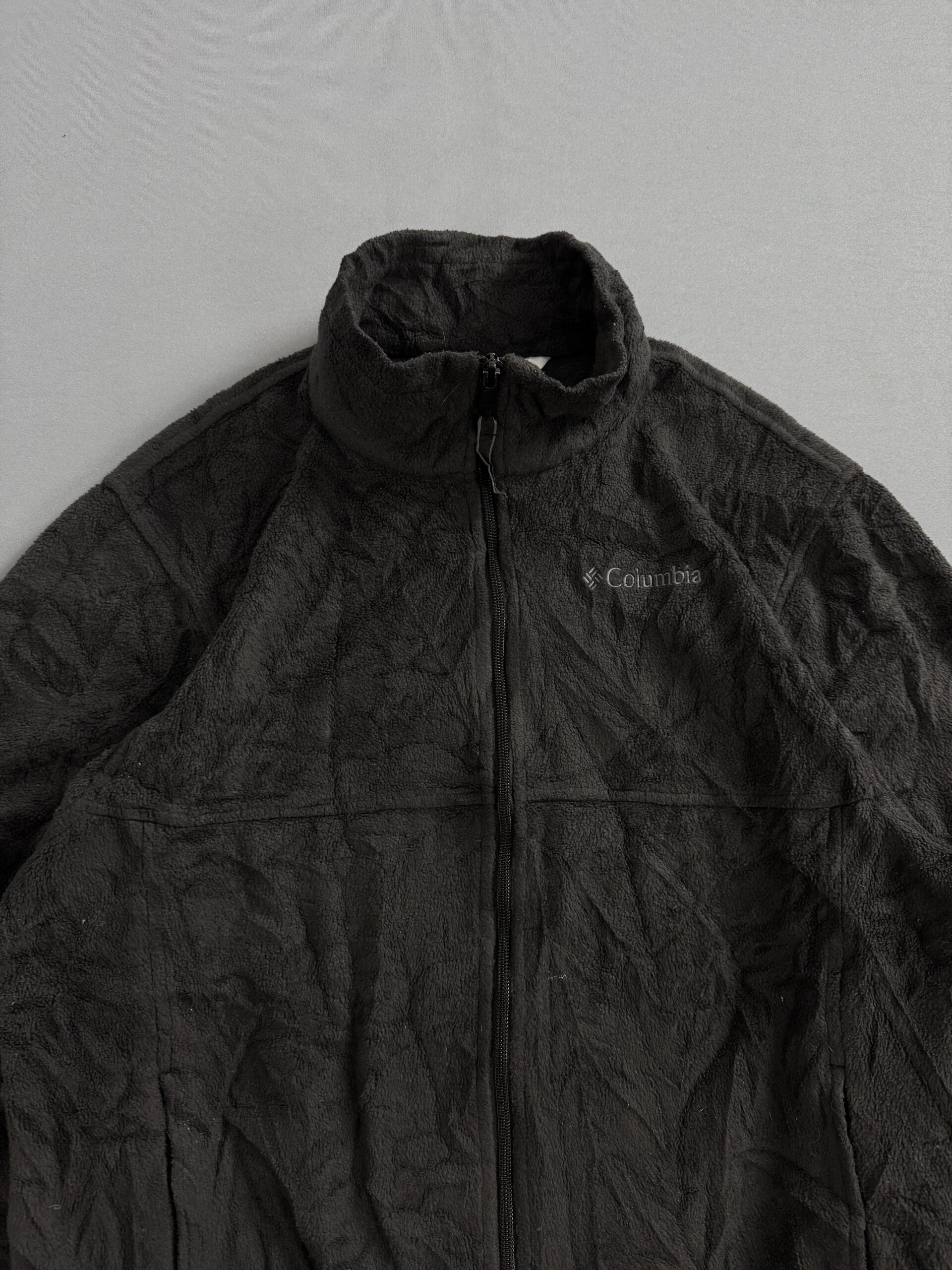 Fleece Columbia Escrita Bordada - Preto - Imagem 2