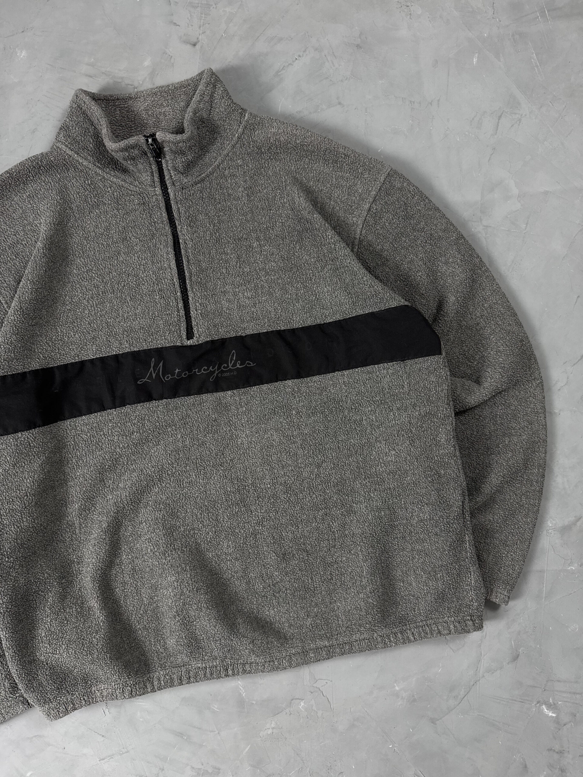 Fleece Harley-Davidson Half-Zip - Cinza - Imagem 2