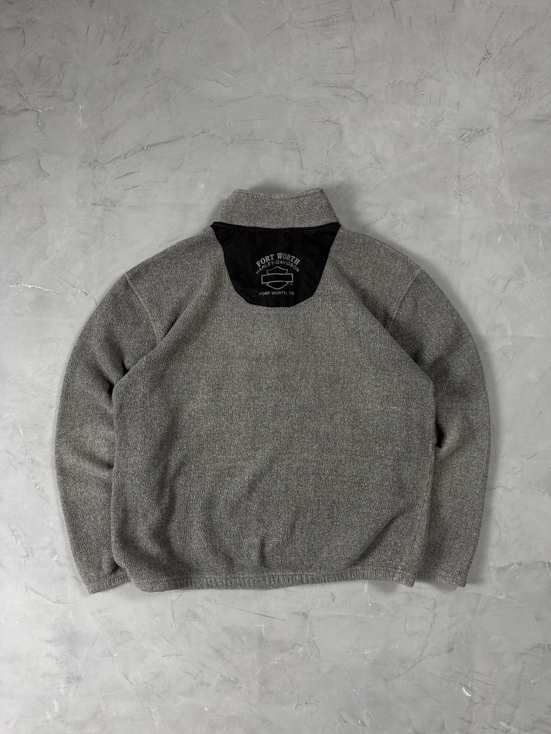 Fleece Harley-Davidson Half-Zip - Cinza - Imagem 4