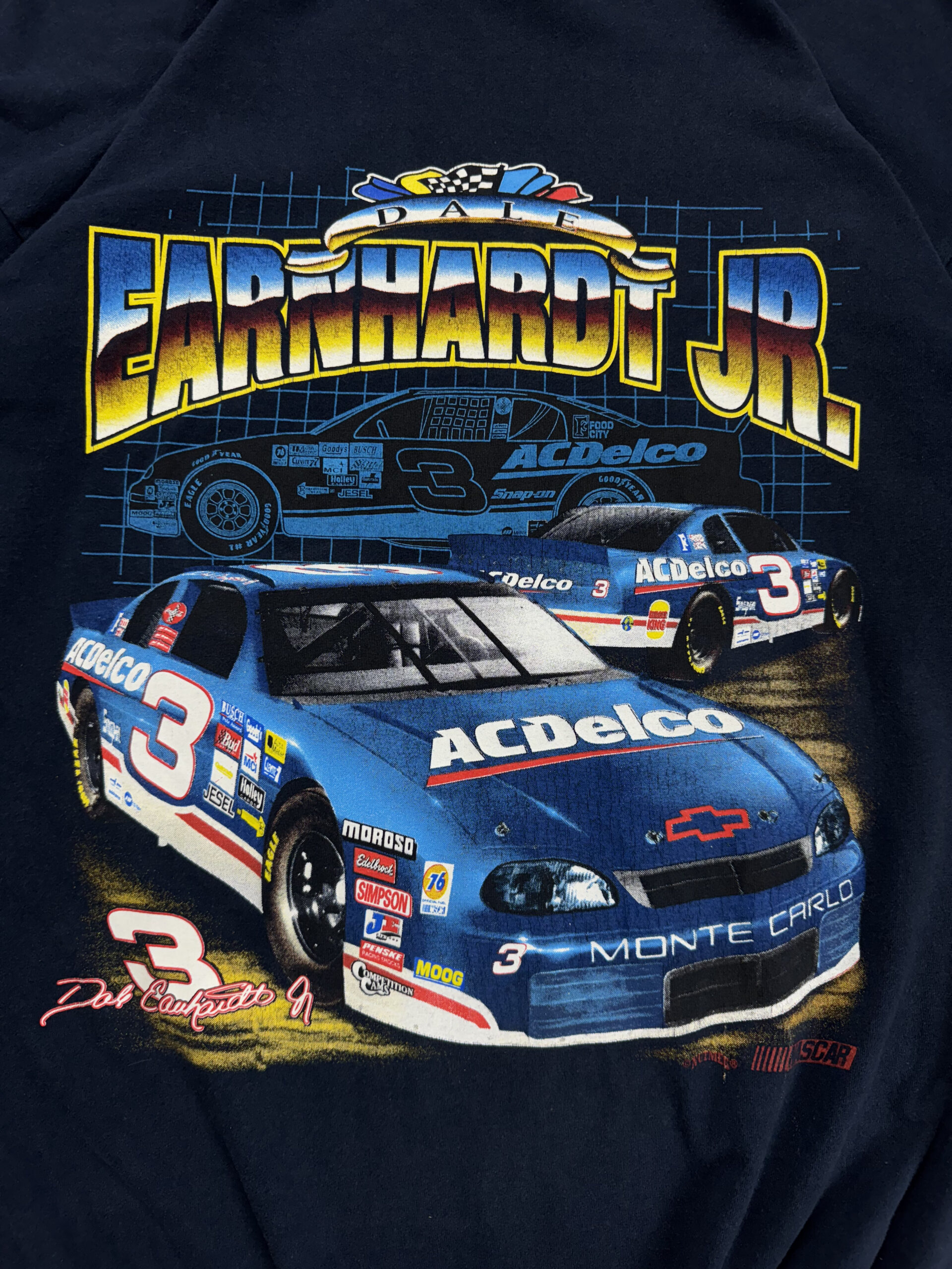 Camiseta Vintage Dale Earnhardt Jr. #3 ACDelco Nascar - Imagem 3