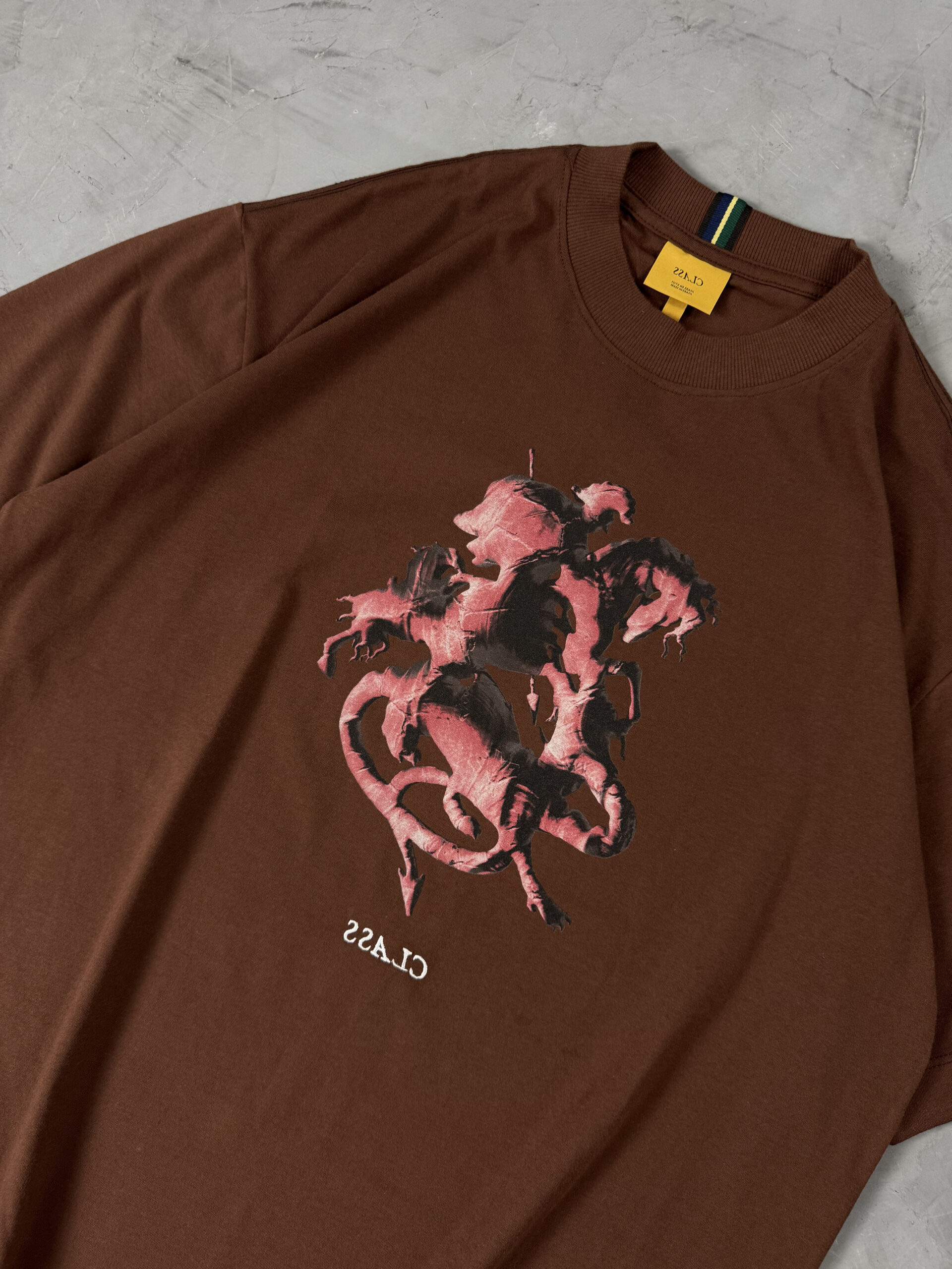 T-Shirt Class "São Jorge" Brown - Imagem 2