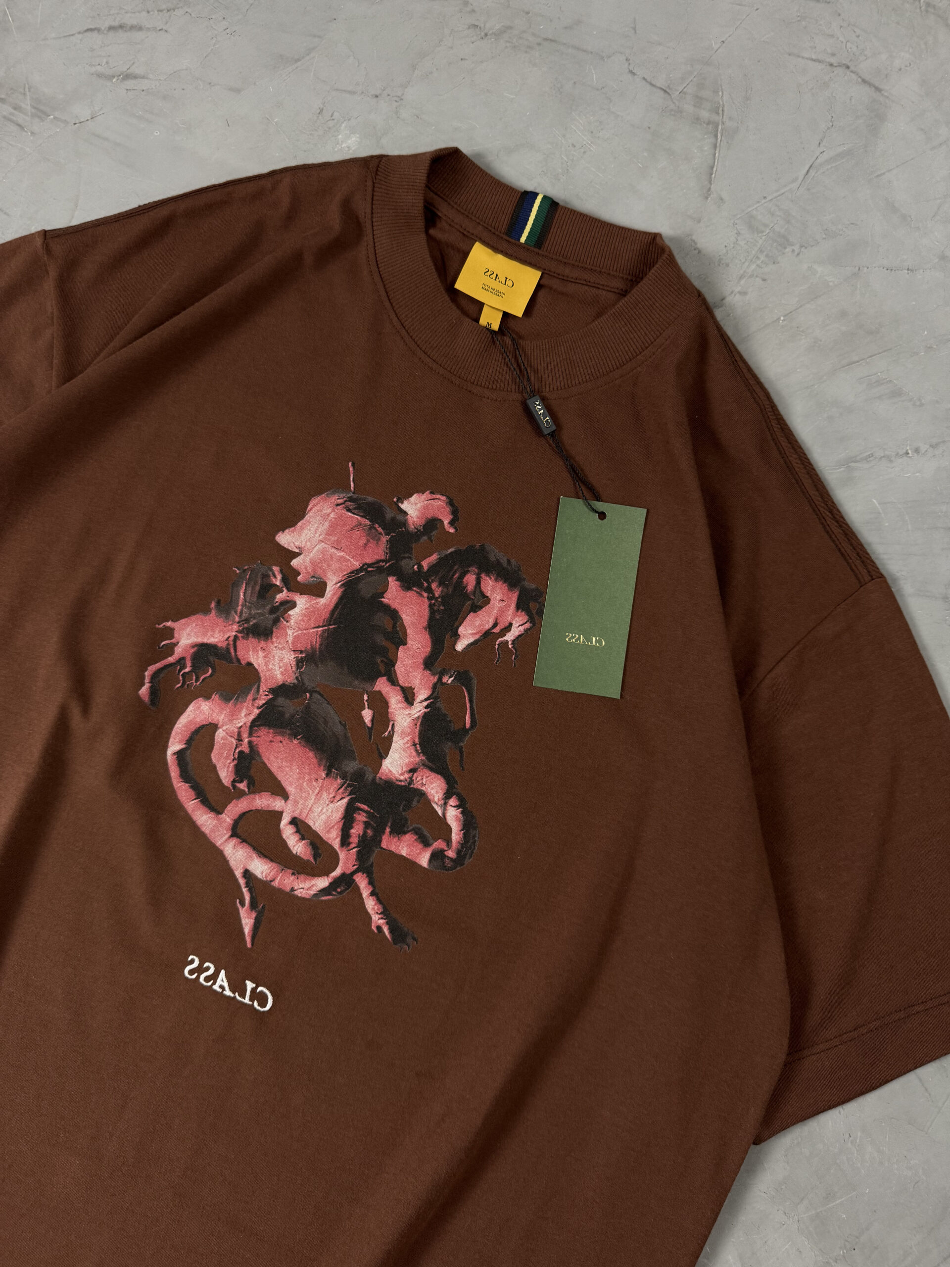 T-Shirt Class "São Jorge" Brown - Imagem 3