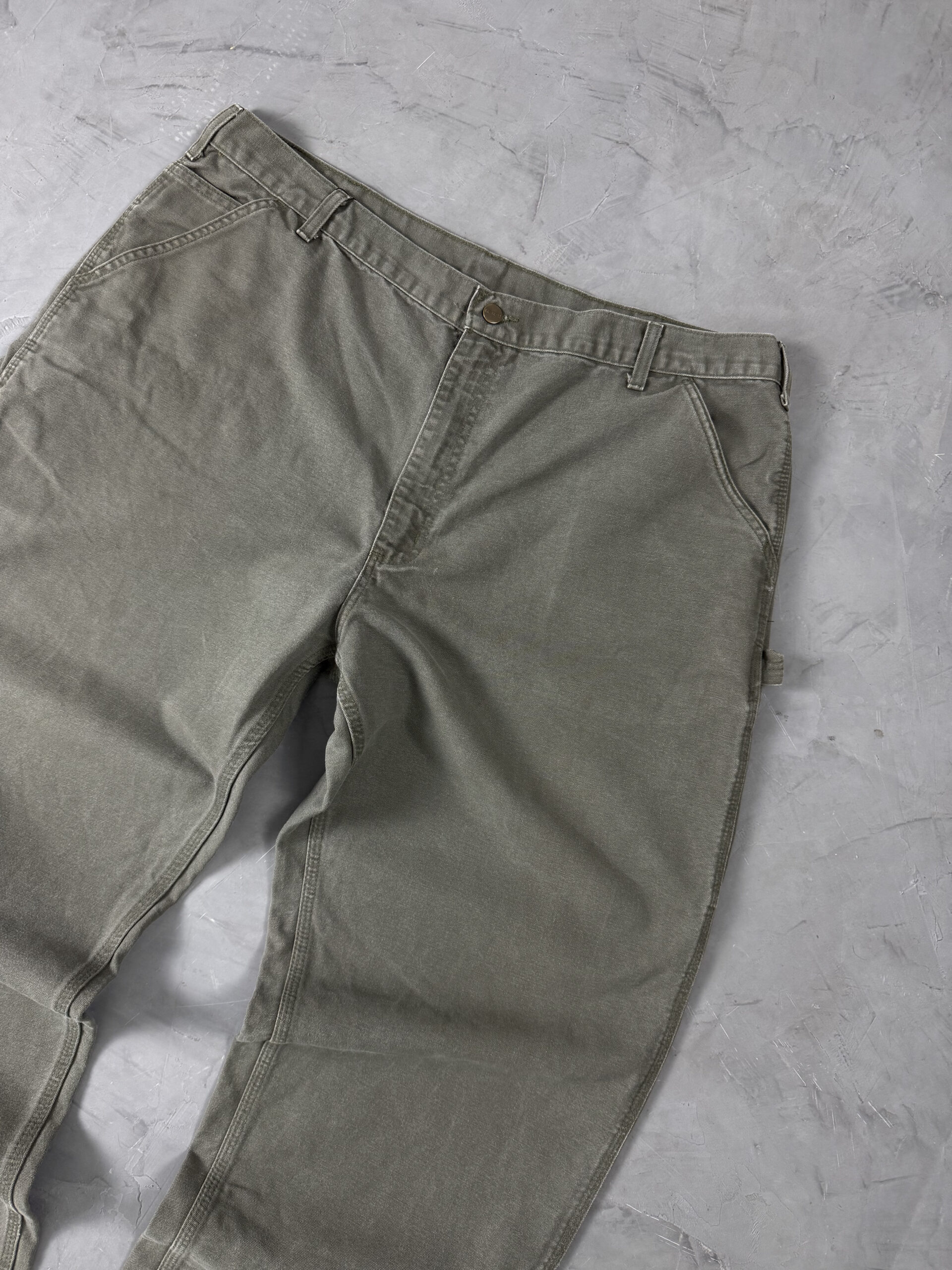 Carpenter Carhartt Army Green Pants - Imagem 4