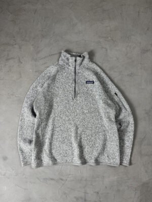 Patagonia Half Zip Better Sweater Cinza Mescla